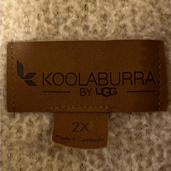 Kookaburra by Ugg Cozy Brushback Sherpa Hoodie , size 2X - Picture 3 of 8